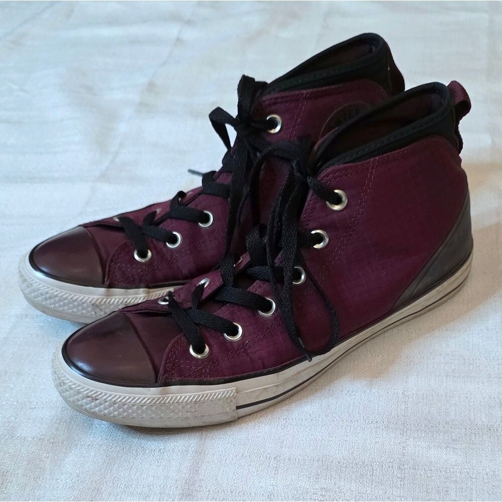 Converse Chuck Taylor All Star Street Mid-Top Sneakers Maroon Women's 9 Men's 7